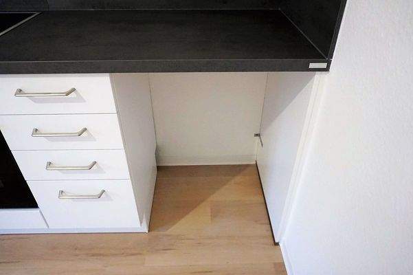 Platz für Waschmaschine