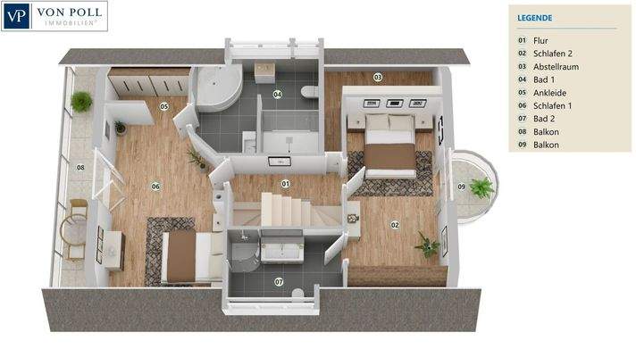 Grundriss Obergeschoss