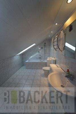 Badezimmer Dachgeschoss