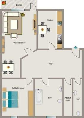 Grundriss beispielhaft