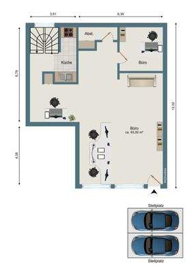 Erdgeschoss Grundriss