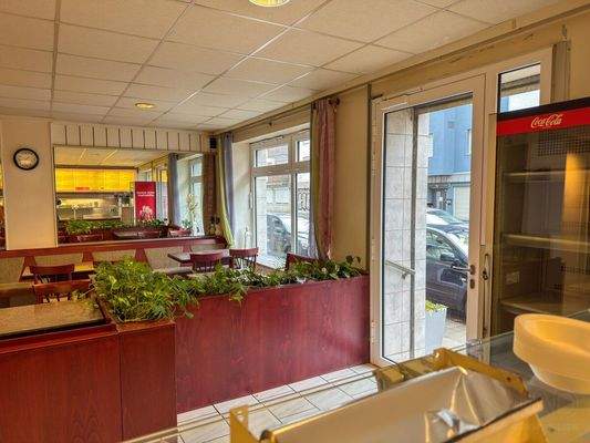 Ihr Blick aus Sicht hinter der Theke