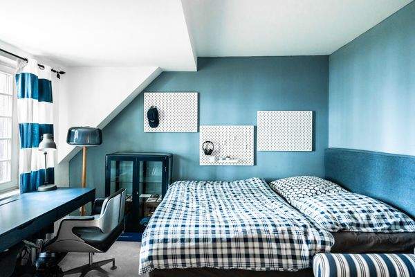 Schlafzimmer mit Wasserblick