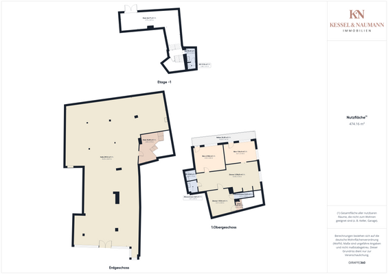Gesamtüberblick mit der weiteren Einheit, wecke zusätzlich angemietet werden kann