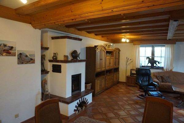 Wohnzimmer EG (Kachelofen)