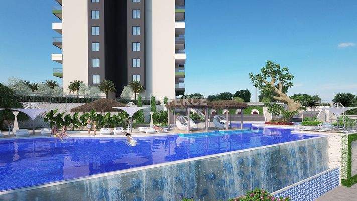 Sea View Apartments within a Complex in Alanya Turkey