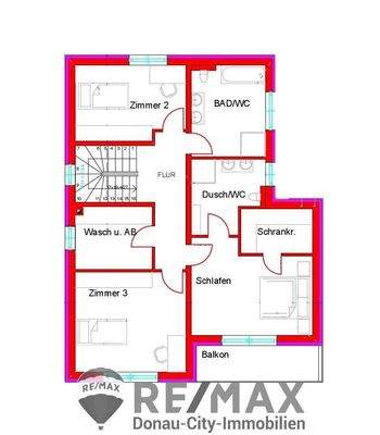20. Miethaus 3140 Pottenbrunn - Grundriss OG
