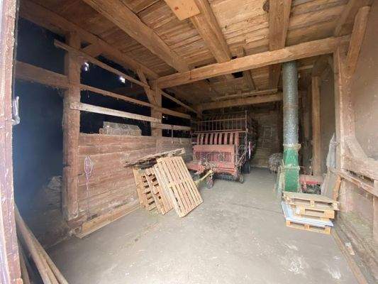 Scheune Teilansicht innen