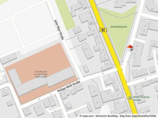 Geolyzer Kartenausschnitt