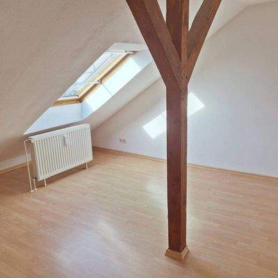 Wohnzimmer unterm Dach