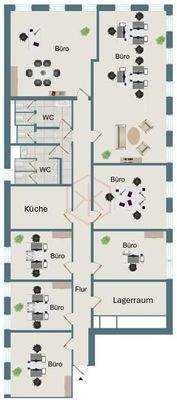 6. Obergeschoss mit ca. 380 m²