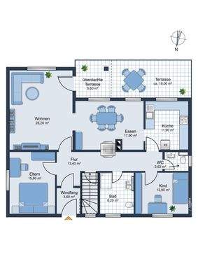 Grundriss Erdgeschoss