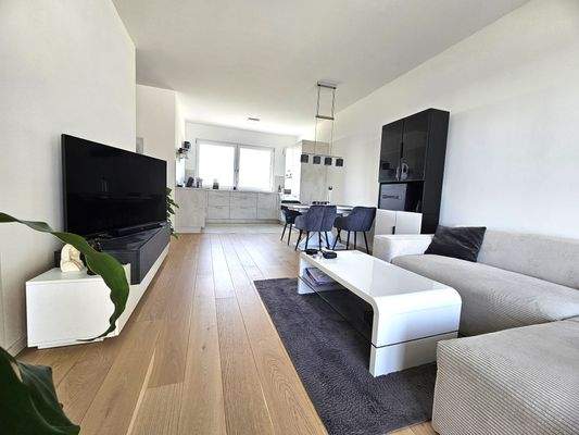 Wohnbereich Blick zur Küche