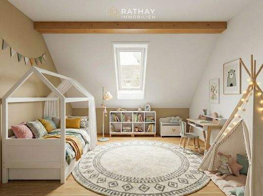 Visualisierung Kinderzimmer OG
