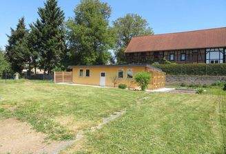 Ansicht Grundstück mit Baufeld von Süd-West