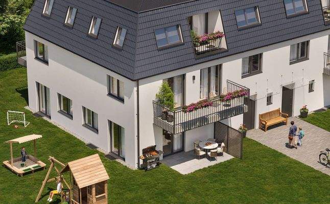 Gartenansicht 1 Visualisierung