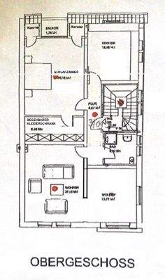 Grundriss Obergeschoss