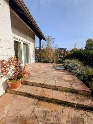 Terrasse vom Esszimmer 