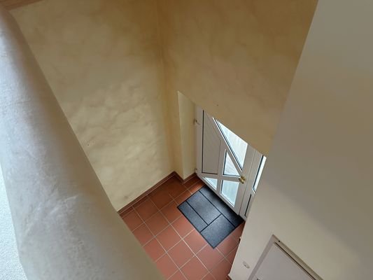 Blick von der Galerie zum Eingangsbereich