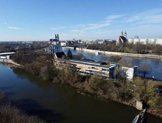 Luftaufnahme Elblage