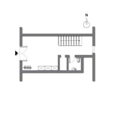 Grundriss Erdgeschoss (kein Maßstab - Details können abweichen)