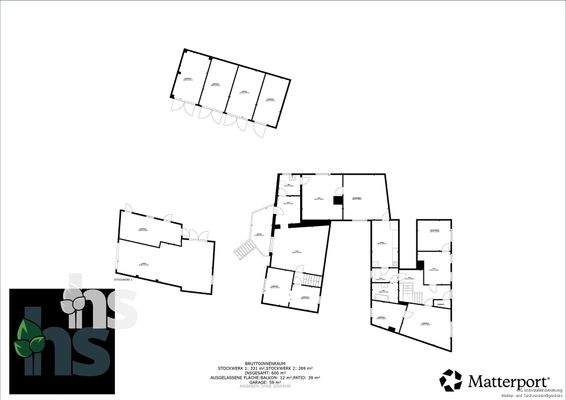 Grundriss - 1. OG & Außenbereich
