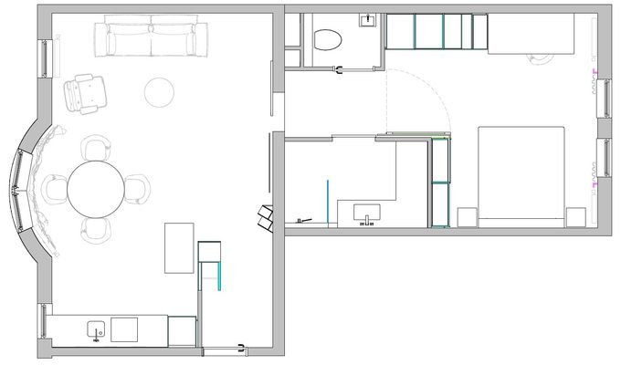 Wohnungsplan - Layout