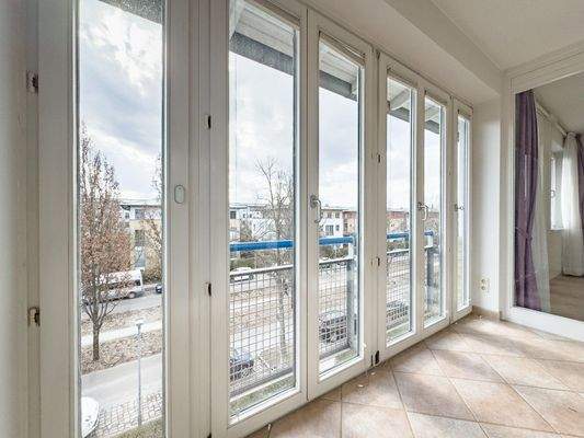 Blick aus dem Wintergarten