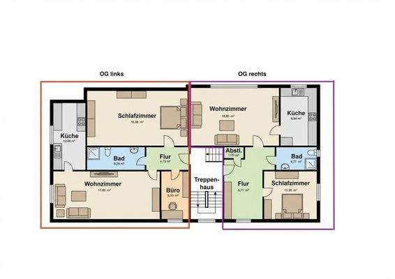 Grundriss Obergeschoss