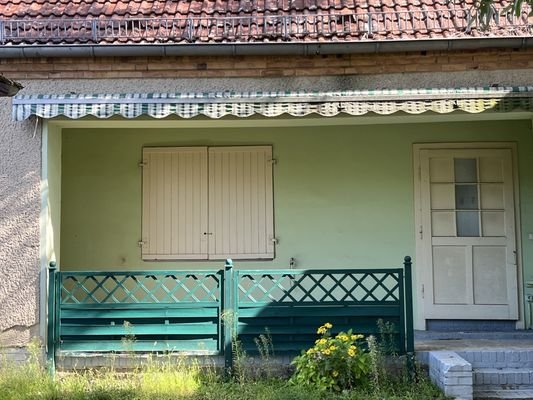 Rückansicht mit Veranda