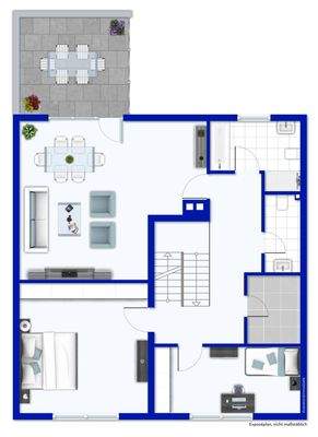 Grundriss Obergeschoß