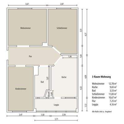 Abstellraum entfällt