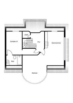ACHTERWASSER XIV - Haupthaus Dachgeschoss