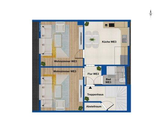 Grundriss Dachgeschoss 147a