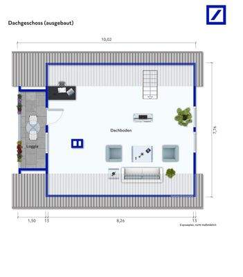 Grundriss Dachgeschoss