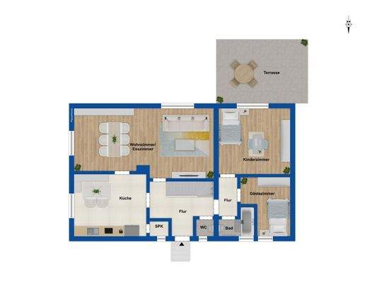 Grundriss Erdgeschoss