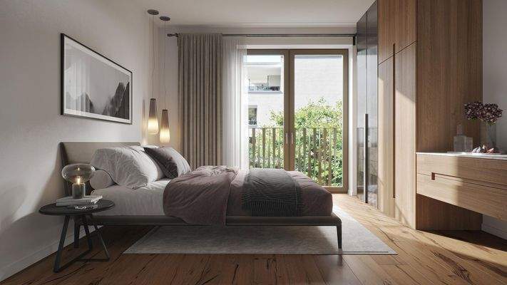 Schlafzimmervisualisierung