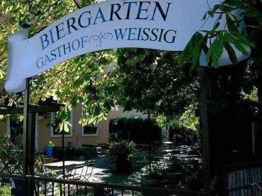 Biergarten vom Gasthof Weißig