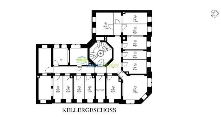 Grundriss - Kellergeschoss