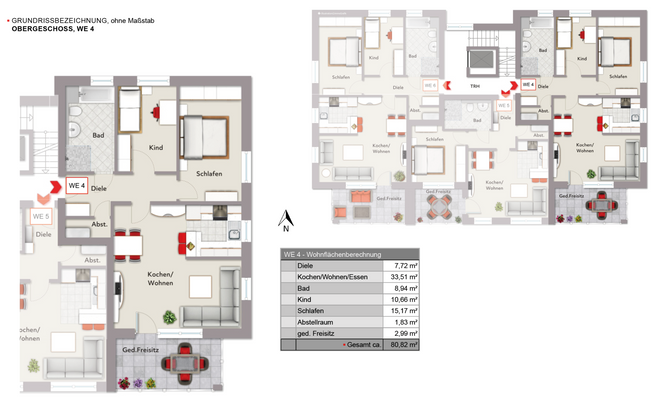 Grundriss WE 4
