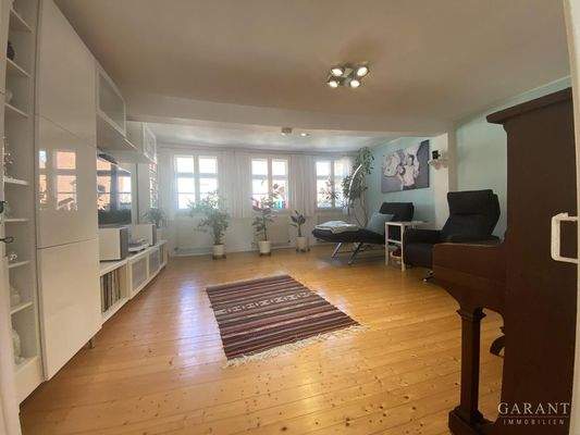 Blick in den Wohnbereich im 2.OG