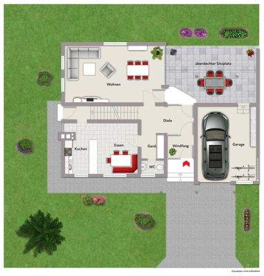 Grundriss Erdgeschoss