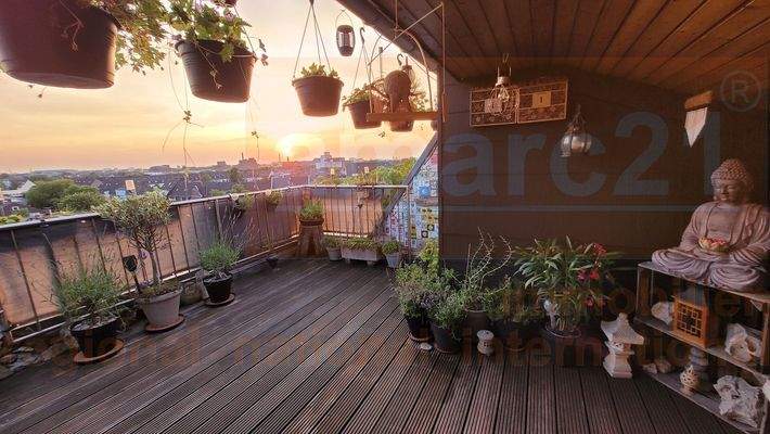 Dachterrasse Sonnenaufgang
