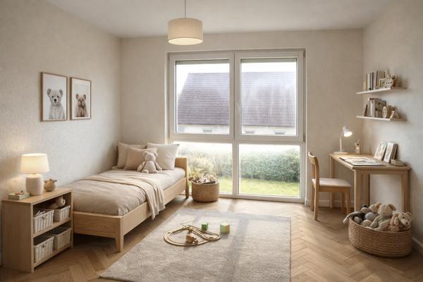 Das Kinderzimmer könnten Sie so einrichten ...