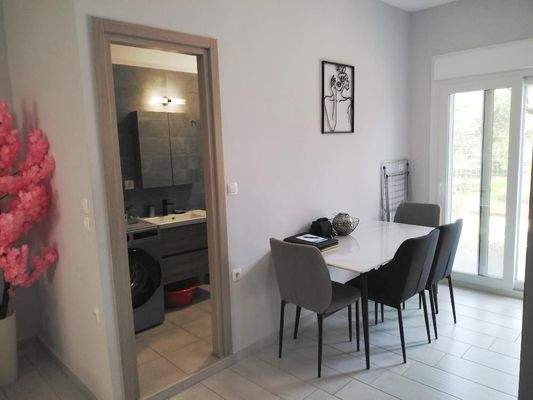 Kreta Pirgos Psilonerou - Doppelhaushälfte mit Meerblick - zu Fuß zum Strand