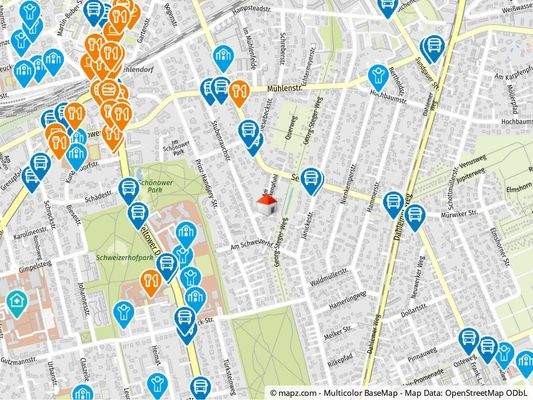 Geolyzer Kartenausschnitt