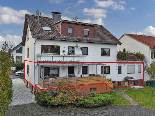 Charmante Gartenseite mit Privatsphäre