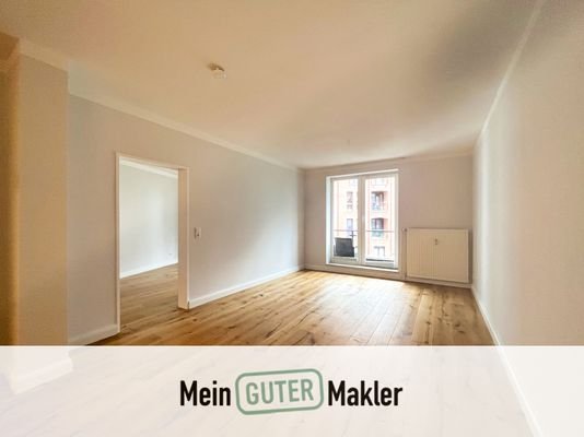 Renovierte 2-Zimmer-Wohnung mit Süd-Balkon