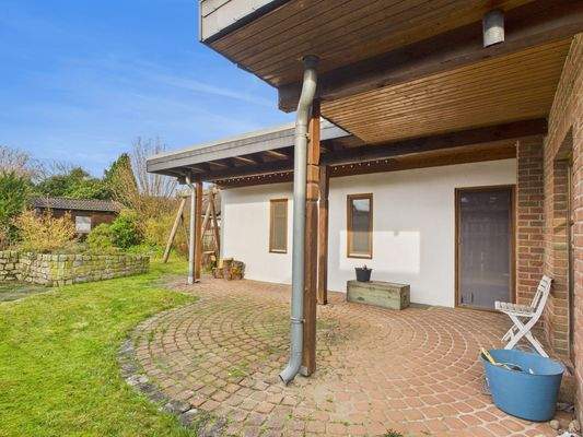 Überdachte Terrasse