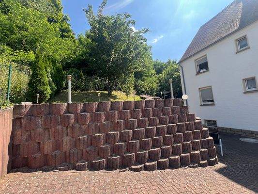 Blick auf Grundstück 